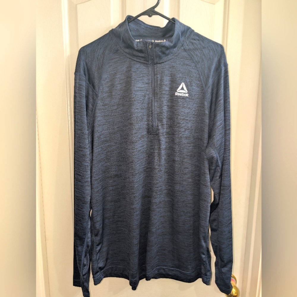 XL Reebok Dark Blue Athletic Pullover
